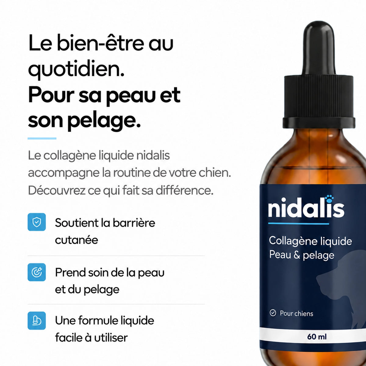 Nidalis Collagène Liquide – Peau & Pelage