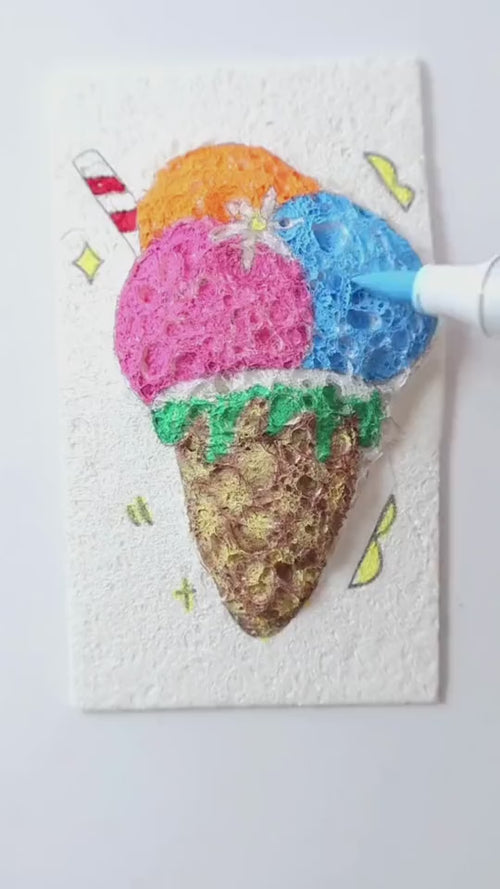 Magic Color : une glace qui gonfle en 3D